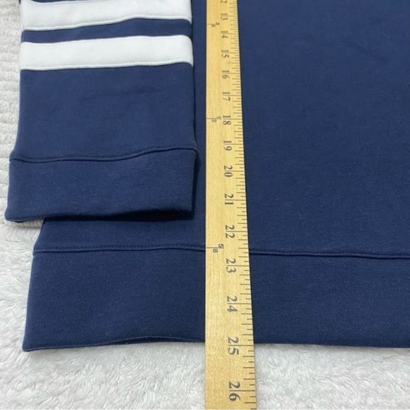NAUTICA Ladies Fleece Lined Pullover Sweater‎ Hoodie Navy Color Size XL - Picture 12 of 12